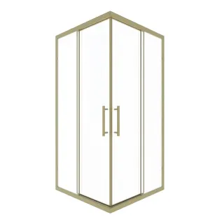 Душевой уголок Timo T39 100x100 см золото матовое